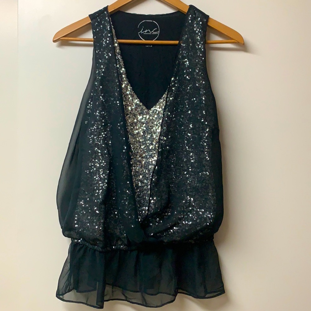 Inc Sequin Blouse